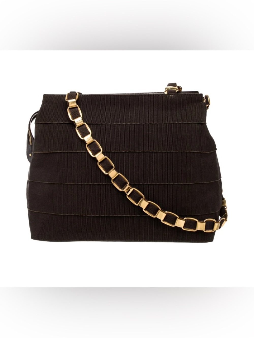Salvatore Ferragamo Vintage - EUC - Gancini Vera Tiered Chain Shoulder Bag